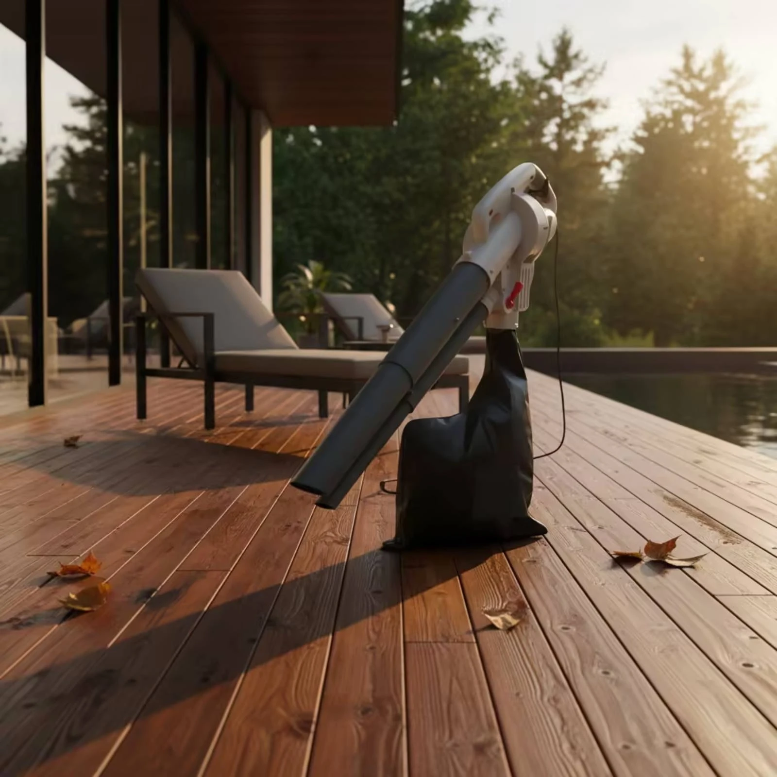 Leaf Blower Collection Bag Universal Fit Leaf Blower Bag Large Capacity Easy Empty for Homeowners, Lawn Cleanup, Yard Work