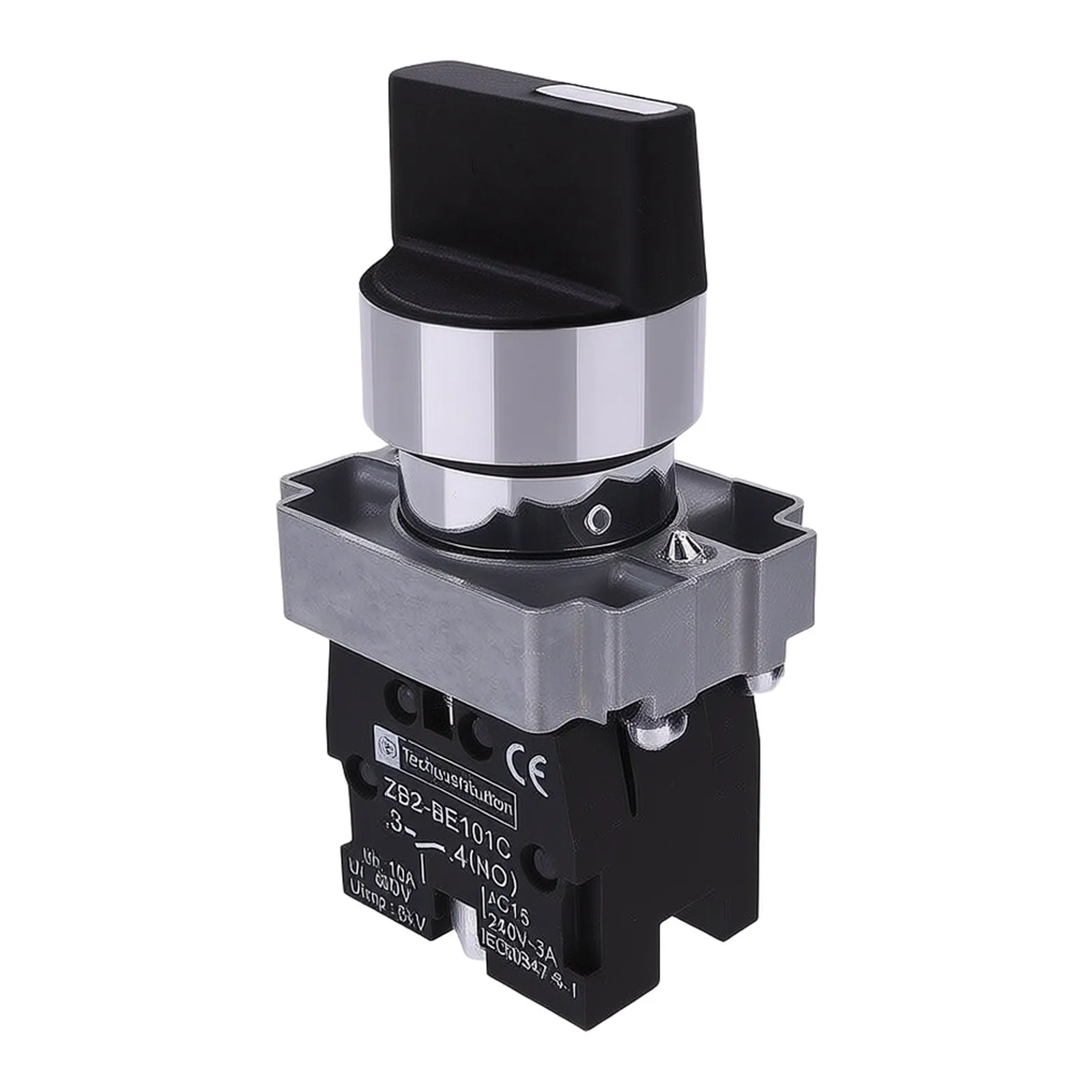 Selector Switch, 3 Position 2NO Maintained, 10A Ith, Reliable Performance, Extended for service Life  Selector