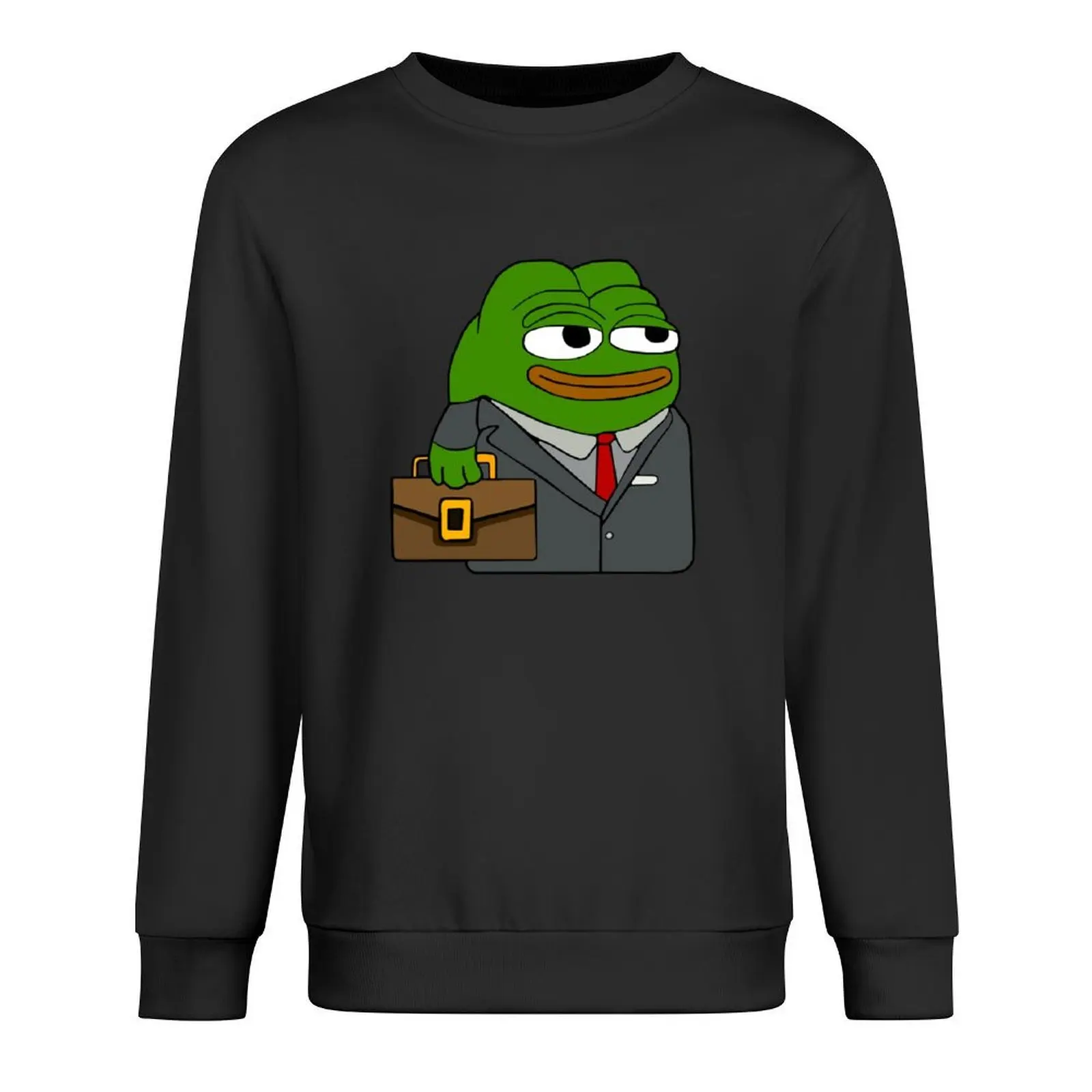 

Rare Pepe Distinguished Businessman Pullover fashion men men's winter sweater men's sweat-shirt new sweatshirts