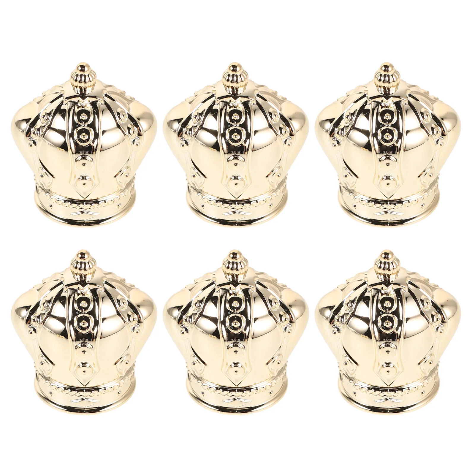 6Pcs Perfume Bottle Caps Leakproof Crown Replacement Fit 15Mm Mouth Bottles Travel Refillable Perfume Spray Bottle Lid Cover - view 2