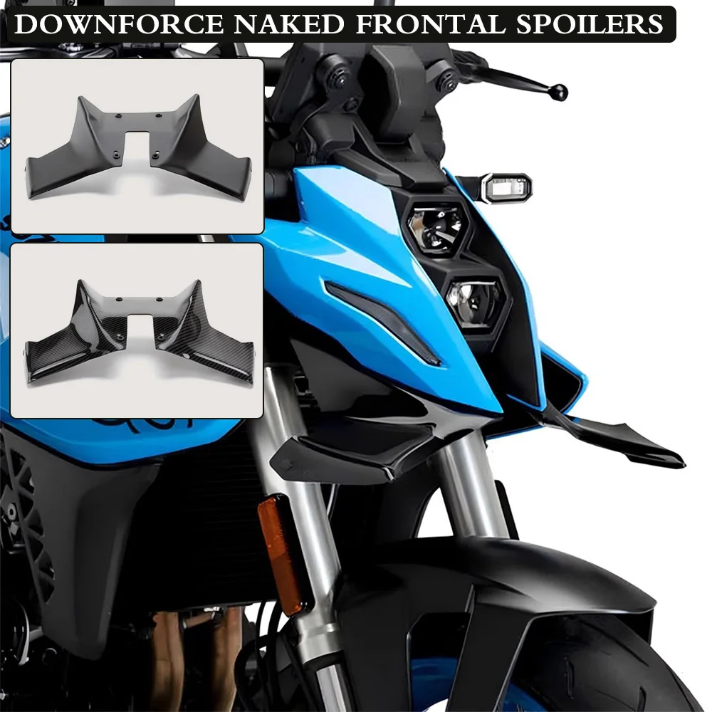 

For Suzuki GSX-8S GSX8S GSX 8S 2023 2024 Motorcycle Naked Front Spoiler Downforce Winglet Aerodynamic Wing Deflector Kit