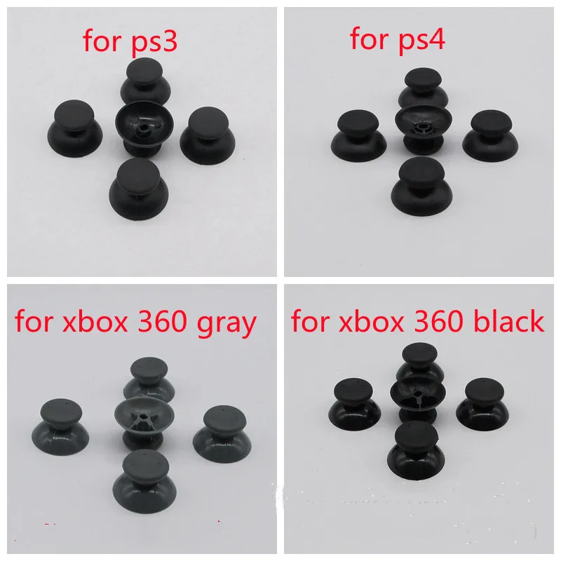 2PCS 3D Analog thumb sticks Joystick grip Cap for PlayStation  3 4 PS3 PS4 Xbox  360 Controller thumbsticks caps