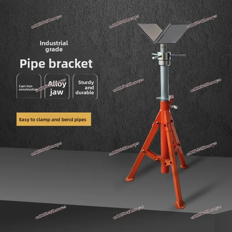 Adjustable Triple Pipe Bracket Pipe Bench Vise Gantry Pliers Professional Pipe Tools For Construction Facility