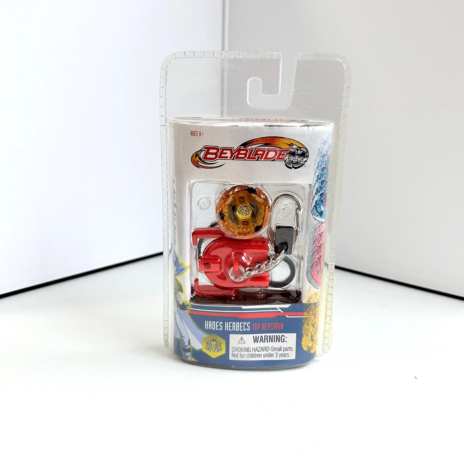 Beysplayer Beys Metal Fusion Hades Herbecs Top Heychain Con Set Portachiavi Bey Lanciatore-image