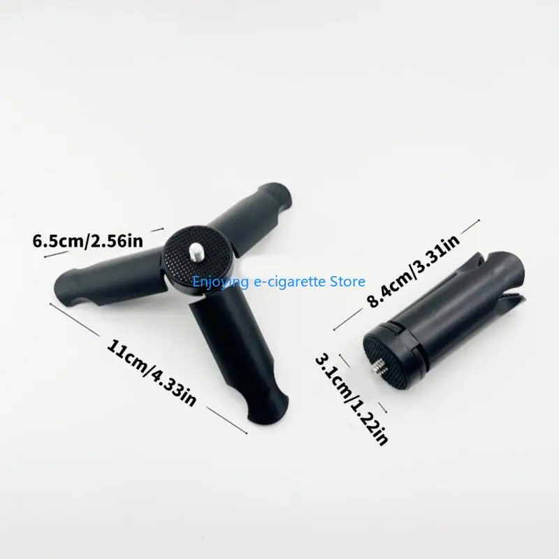 Klappbarer Schreibtisch-Kameraständer mit 1/4-Halterung, Mini-ABS-Halterung für Pocket 4 Action-Kamera-Videonutzung auf – Detail 6