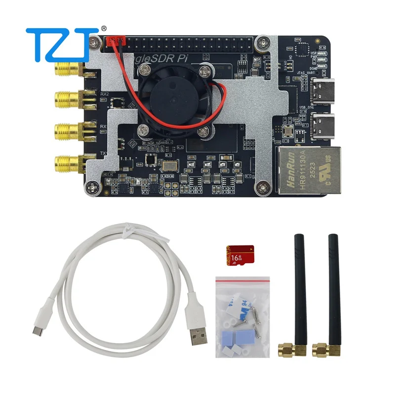 

TZT EagleSDR Pi XC7Z020 + AD9361 SDR Development Board Ham Radio Accessory Compatible with PlutoSDR