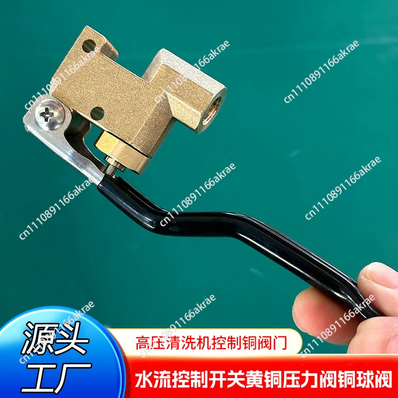 Water Flow Control Switch Brass Pressure Valve Copper Steam Engine Control Valve High Pressure Cleaner Control Copper Valve