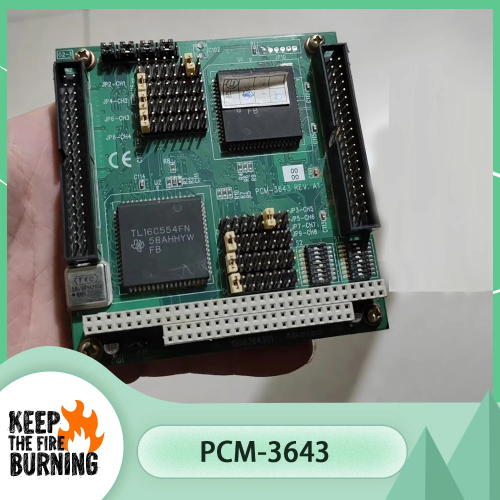 

4-Port RS232 PC104 Serial Port Card Expansion Card Module PCM-3643 REV A1