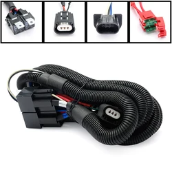 H13 14AWG 240W 20A Faro Relè Cablaggio Kit di Conversione Per Hummer H3 H3T Per Jeep Wrangler Renegade Gladiator Per Ford
