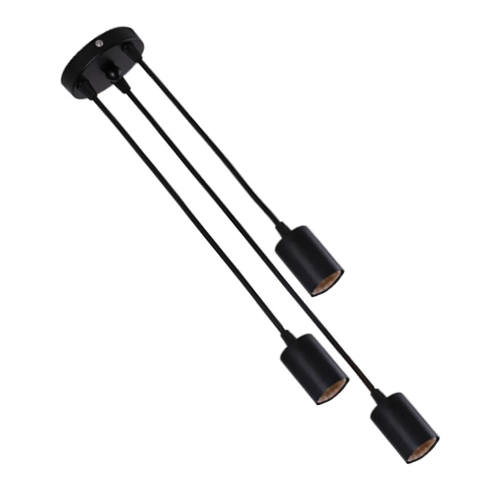 

1Pcs Three-Head Ceiling Lamp Chandelier Retro Vintage Household Light Decorative Lighting Accessory for Restaurant Home