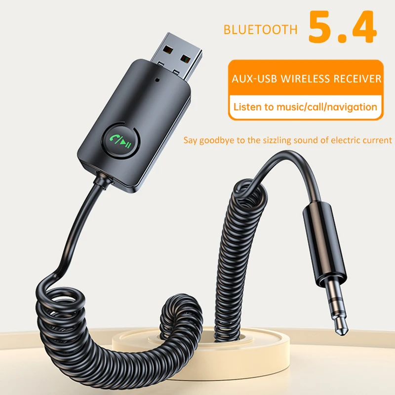 Car Bluetooth 5.4 FM Transmitter Wireless Bluetooth Car Adapter MP3 Player Handsfree Call Dual USB PD Fast Charger Roller Wheel