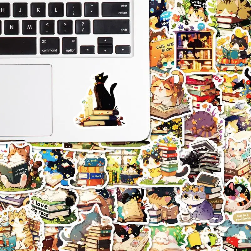 สติกเกอร์น่ารักสําหรับเด็กการ์ตูน 50X สติกเกอร์สัตว์สําหรับเด็กโรงเรียนสมุดภาพศิลปะขวดน้ําตกแต่งตลก Stuff