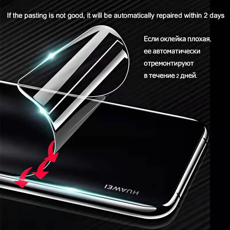 Transparent Hydrogel Film 4-1PCS Gel for Xiaomi Redmi Note12 Screen Protectors for Redmi Note 12 11 Pro 4G 5G Not Glas Case Back