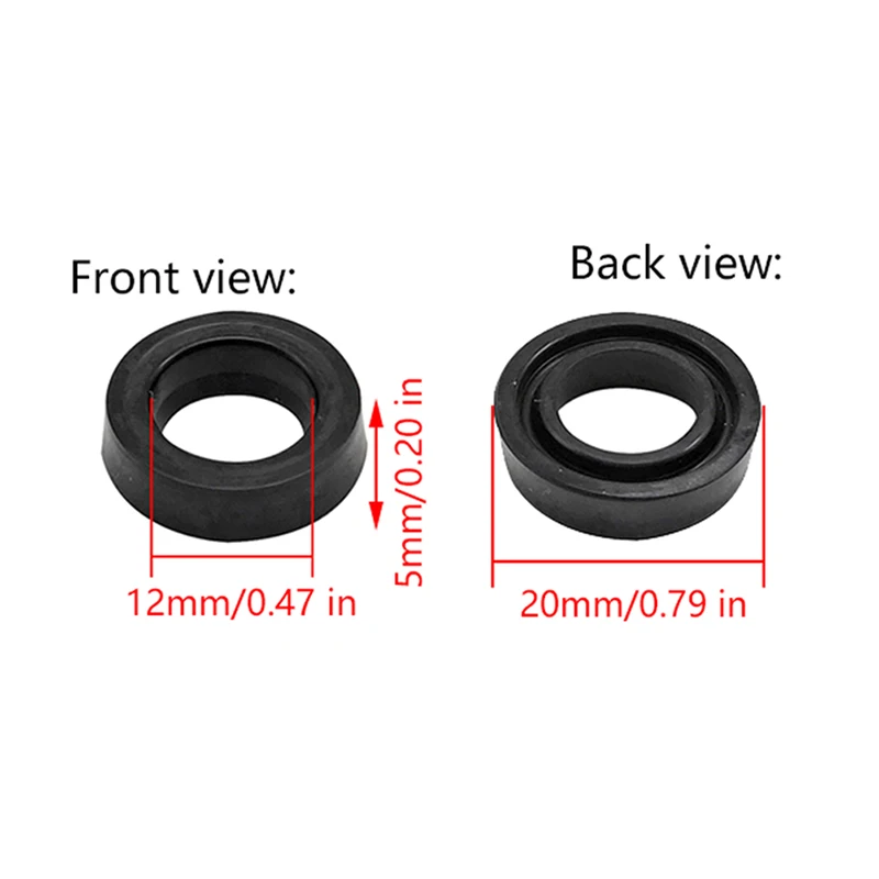 (Ce14)3PCS Portable Cleaning Machine High Pressure Cleaning Machine FK47 Pump Head Water Seal Sealing Ring Oil Seal