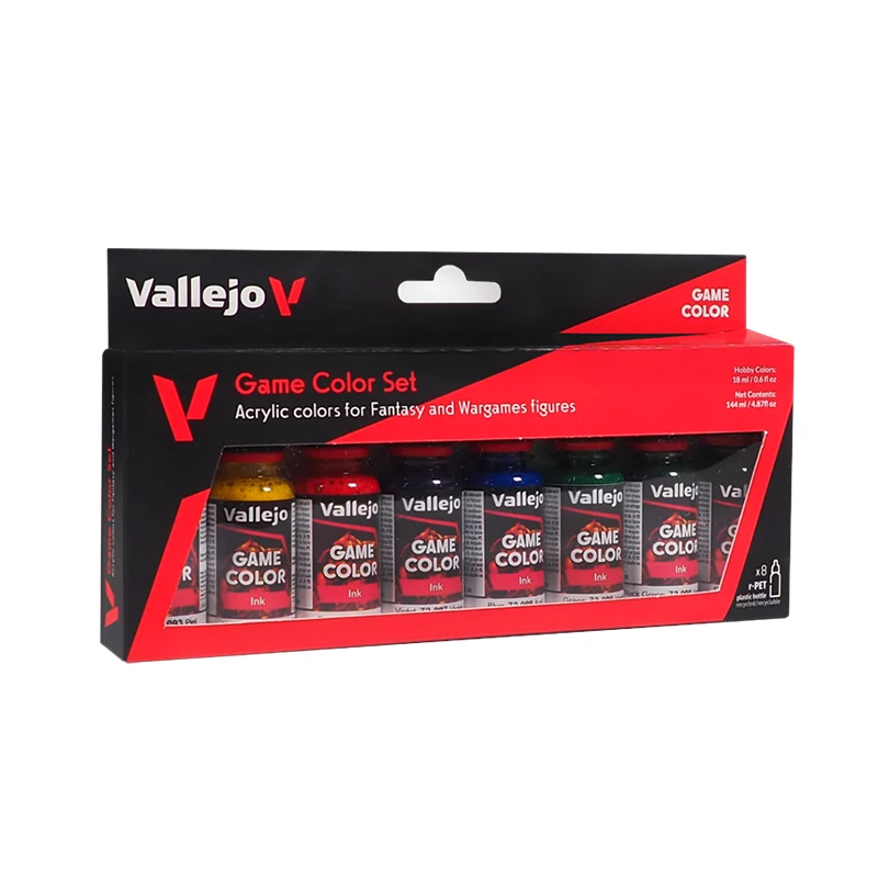 

Vallejo Model Paint Game Color Set (8x 18ml)
