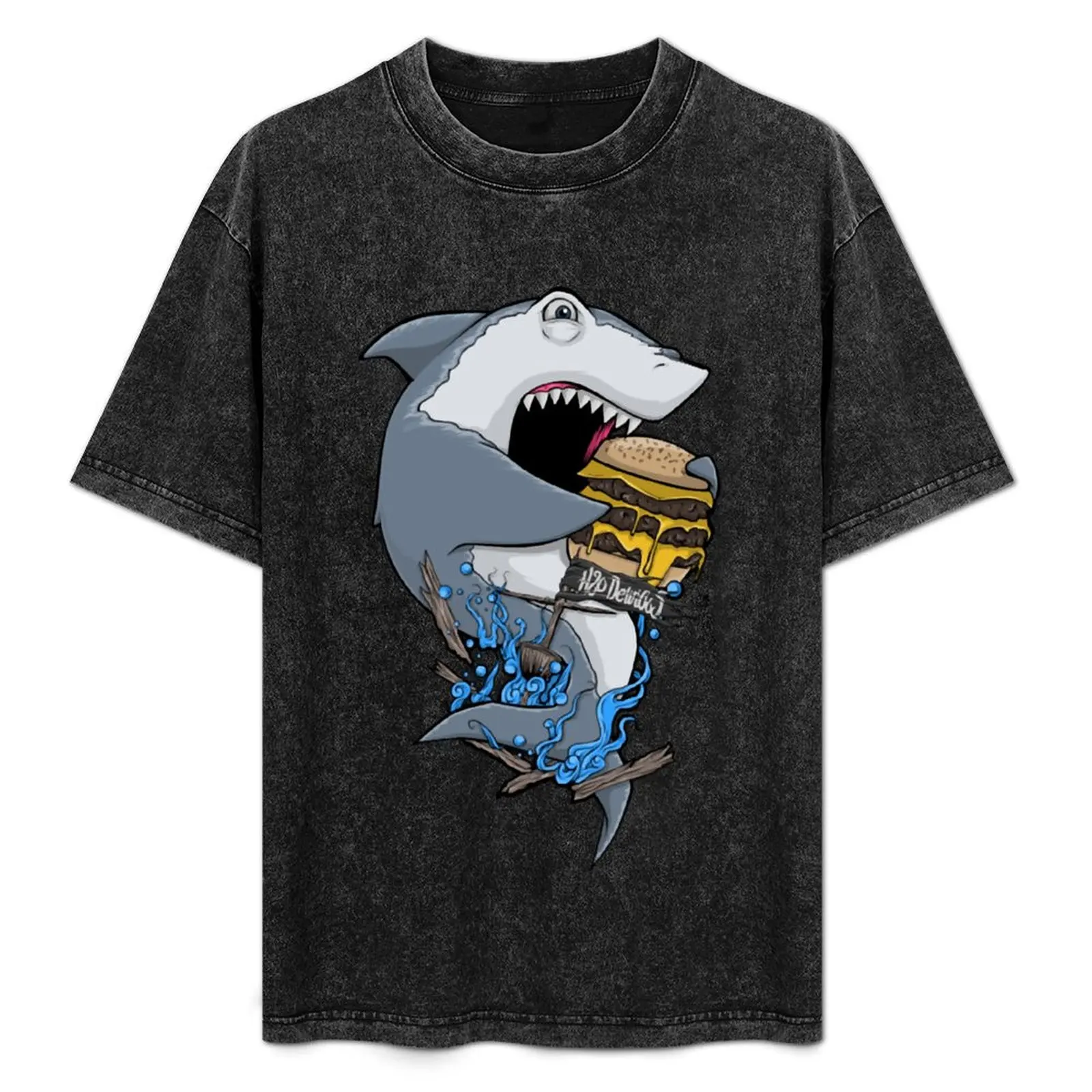 

Shark H20 Delirious Phone & Tablet Cases T-Shirt Functional Casual Short Sleeve Tee