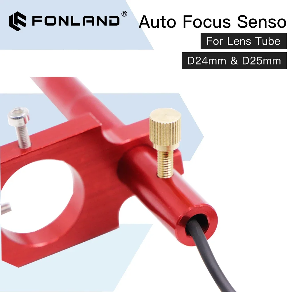 Fonland Auto Focus Sensor Z-Axis for Automatic Motorized Up Down Table CO2 Laser Engraving Cutting machine