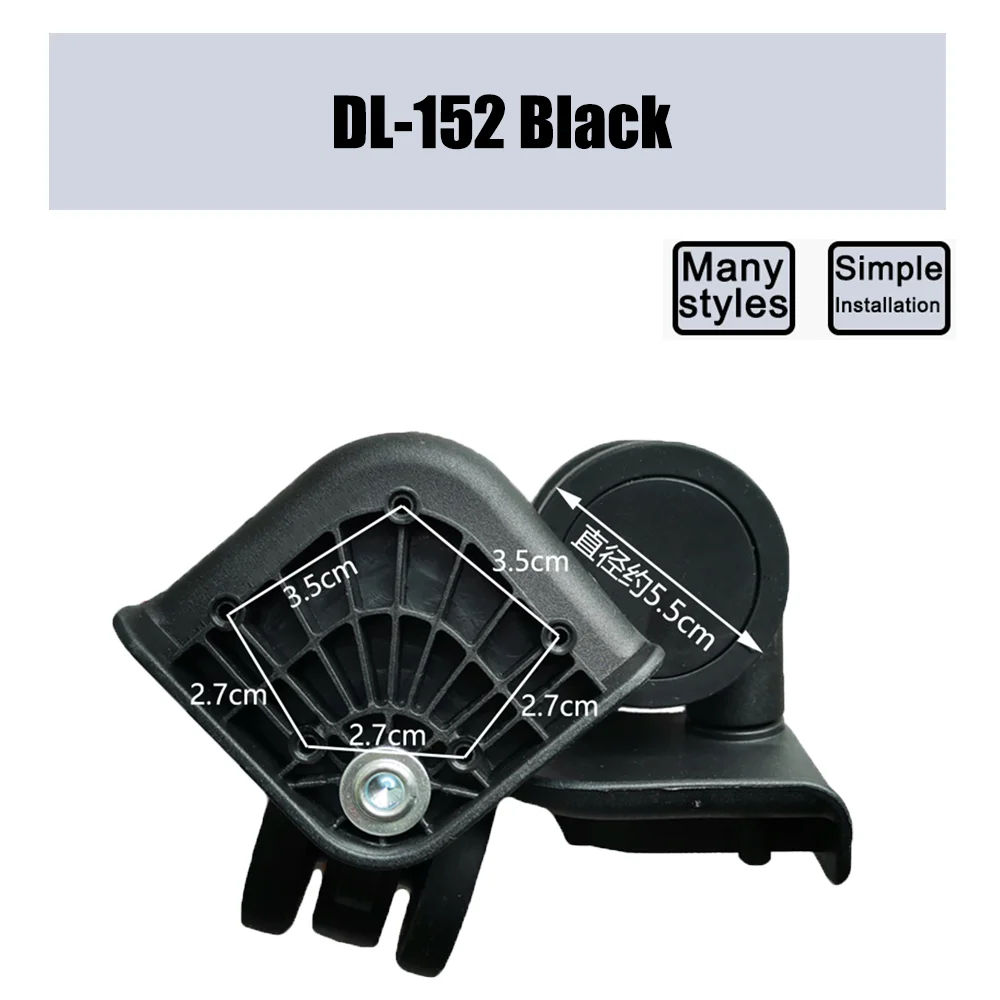 Suitable For DL-191B Trolley Case Wheel Pulley Sliding Casters Universal Wheel Luggage Wheel Slient Wear-resistant Smooth