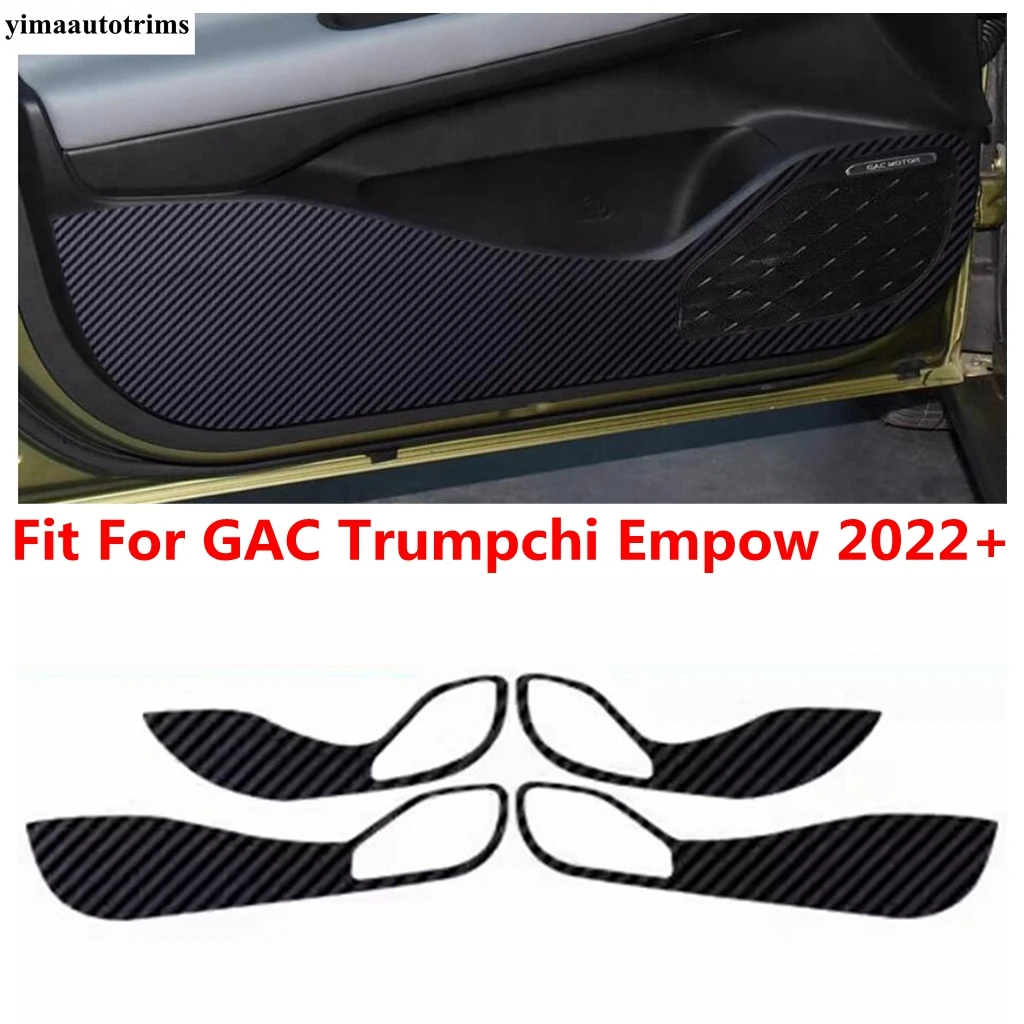 

Car Door Anti Kick Pad Protection Inner Side Edge Film Carbon Fiber Look Stickers Accessories For GAC Trumpchi Empow 2022 - 2024