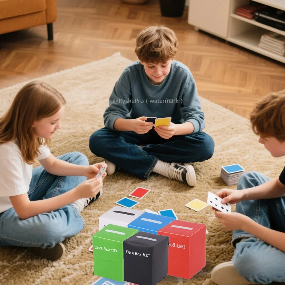 Scatole per mazzi di carte con divisori Porta carte collezionabili Impermeabile Durevole Adatto per carte MTG TCG PTCG Carte da baseball Carte sportive