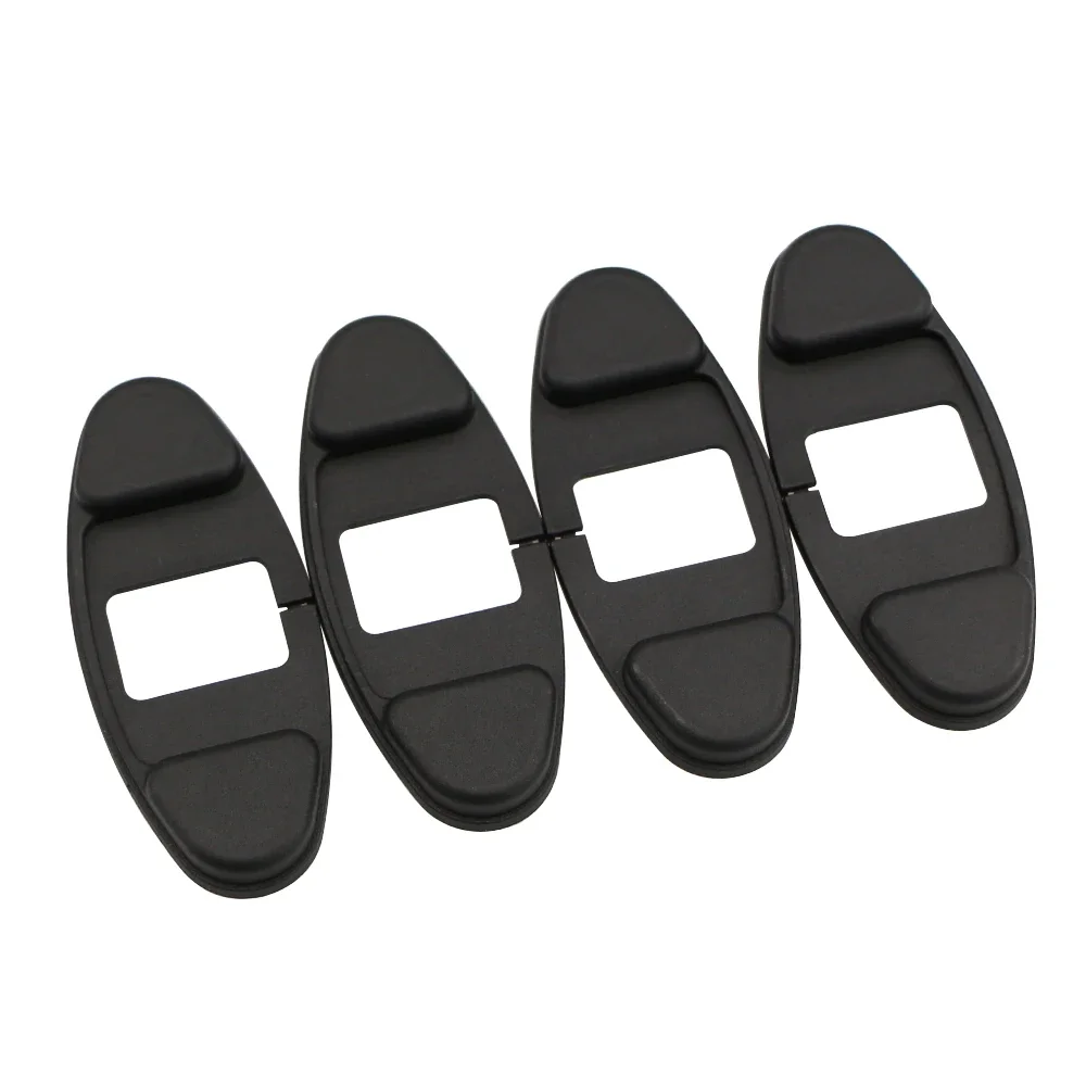 Para nissan xtrail t32 teana sentra versa ensolarado almera tiida fechadura da porta limitador rolha capa protetor adesivo 4 pçs acessórios