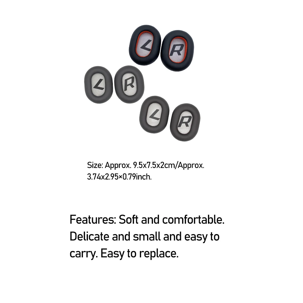 Oreillettes en cuir pour Communautés tronics BackBeat Pro 2, coussinets de remplacement pour téléphone, coussin en éponge pour sauna, noir, 2 pièces