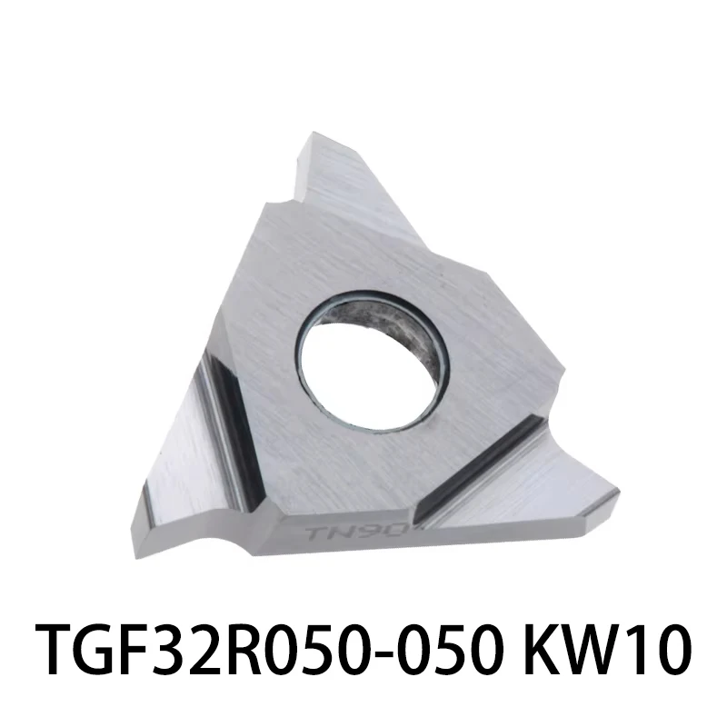 TGF 32R TGF32R 100 010 Original TGF32R100-010 KW10 Carbide Blade Carbide Inserts CNC Lathe Cutter Turning Tools Machine Cut Hold