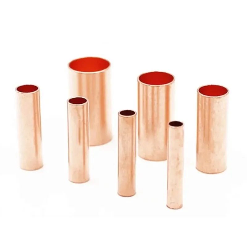 ABJI-Copper Connecting Tubes 250 Pcs, GT Wire Connection, Small Copper Tube, Terminal Cable Lug Bootlace Ferrule Set