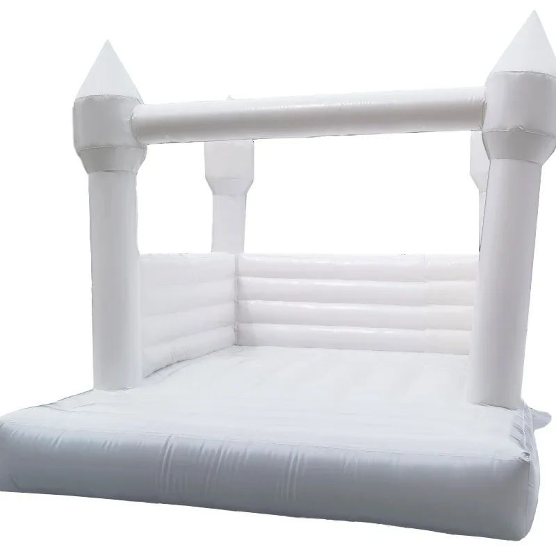 

White Wedding Castle 3X3m Party Castle Fans