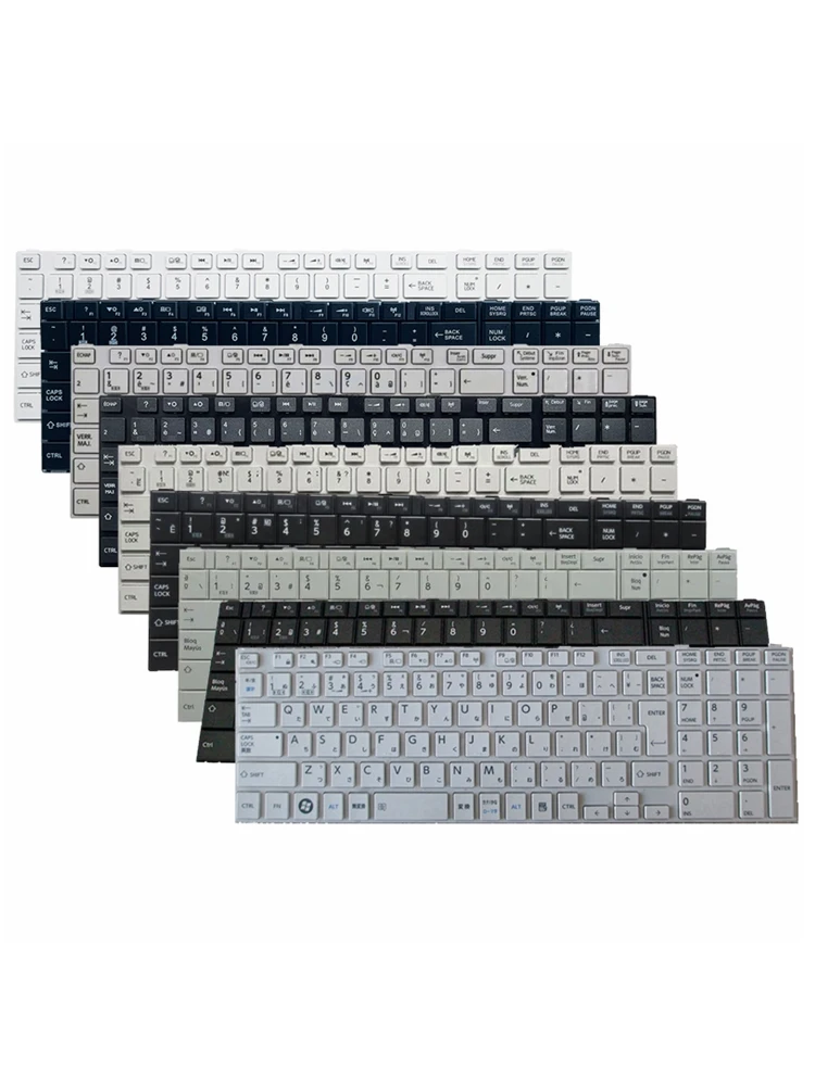 Nowa angielska klawiatura do laptopa Toshiba Satellite C850 C855 C855D C870 C870D C875D (US/UK/RU/SP/FR/AR/JP) — zdjęcie 2