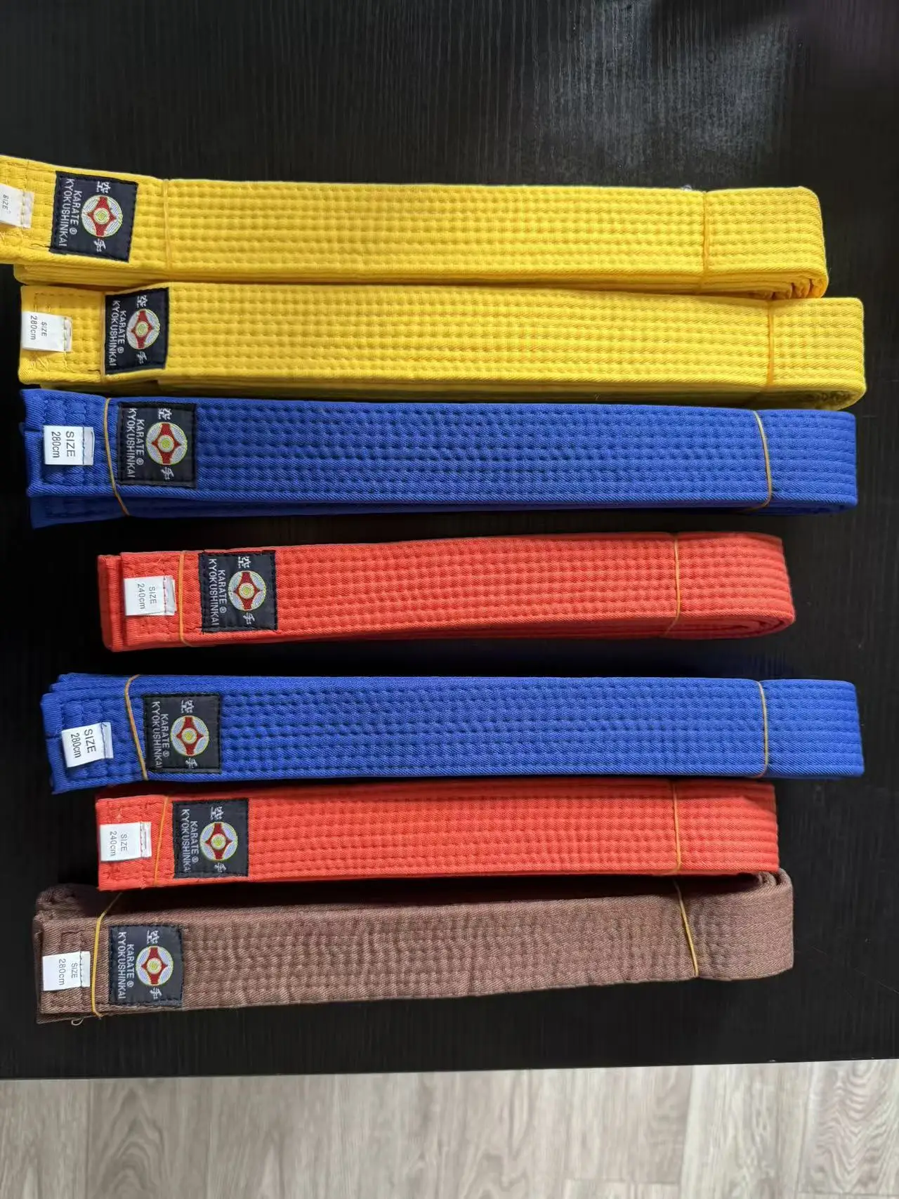 

Professional Uniform Color Belt karate Belts Men Women Aikido Belt War Random Waistband Martial Arts Karate Judo Taekwondo Belts