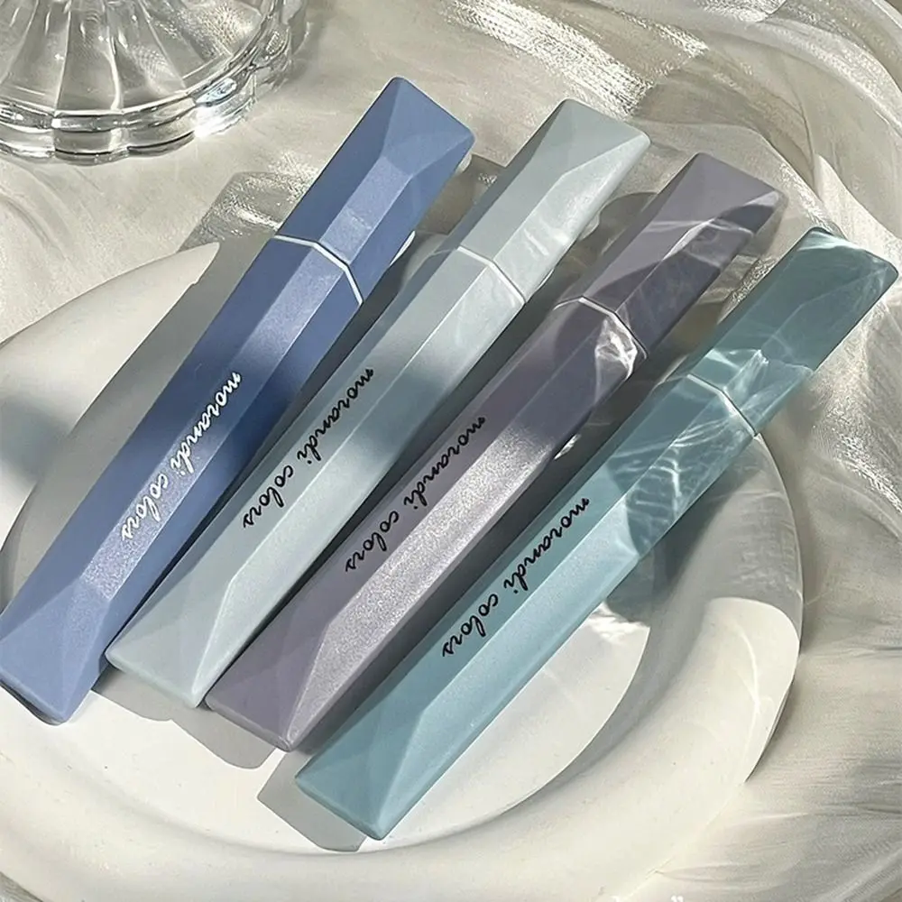 4 unids/set Kawaii gradiente rotuladores cabeza suave protección ocular rotulador fluorescente alta apariencia contabilidad manual