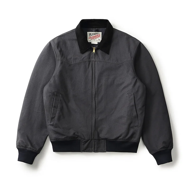 

Autumn Winter American Vintage Workwear Jacket J14 Men's Heavyweight 100% Cotton Canvas Loose-Fit Denim Jacket for Fall