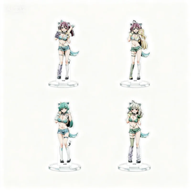 

Anime Gushing over Magical Girls Human Figure Acrylic STAND Wall Signs Desktop Decor Items Cute Animals Series High Definition
