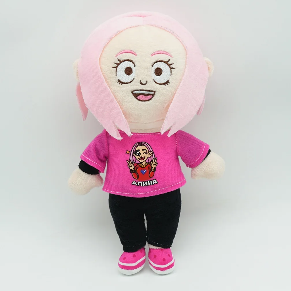 Anime Cartoon Бруно Plush Partner Алина Plush Cute Cartoon Character Plushie Kawaii Soft Stuffed Doll Toy Fans Collect Gift 30cm