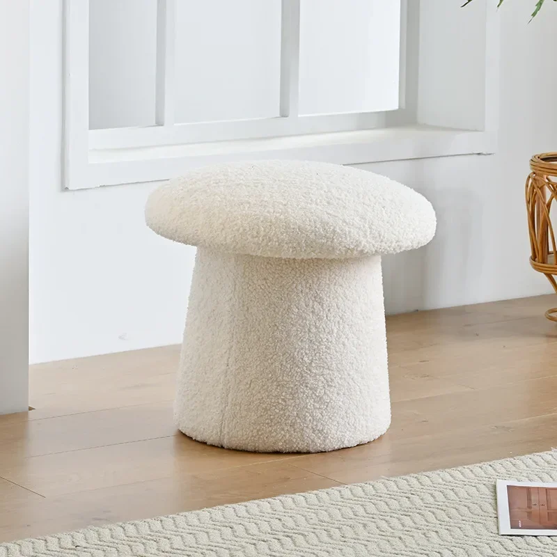 Nordic small stool, home Internet celebrity makeup, stool door shoe change children's mushrooms