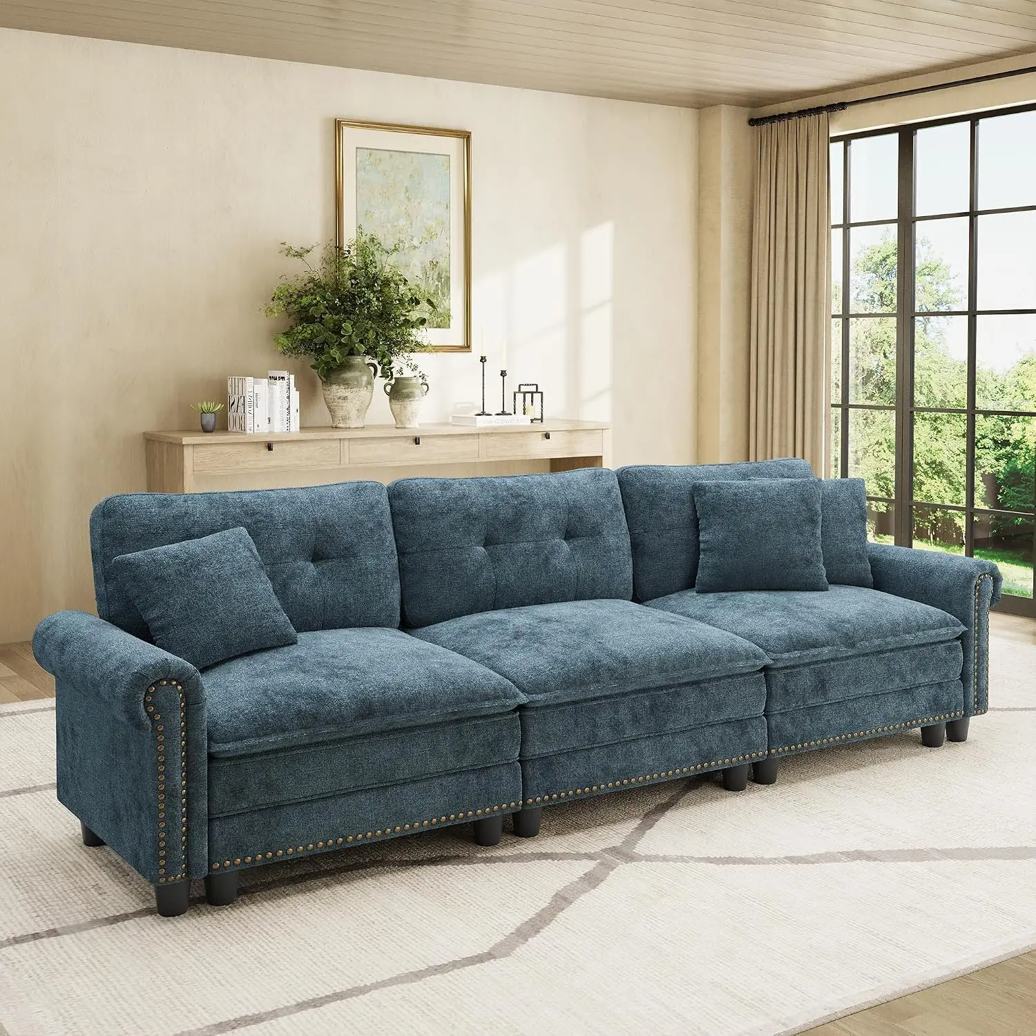 Modular Sectional Sofa Deep Seat Living Room 103.1