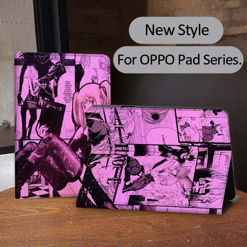 

Cartoon D-Deaths N-Notes Tablet Case For OPPO Pad 2 3 4 11 SE X Air 2 Neo Pro 12.1 10.36 11 11.4 13.2 Inch