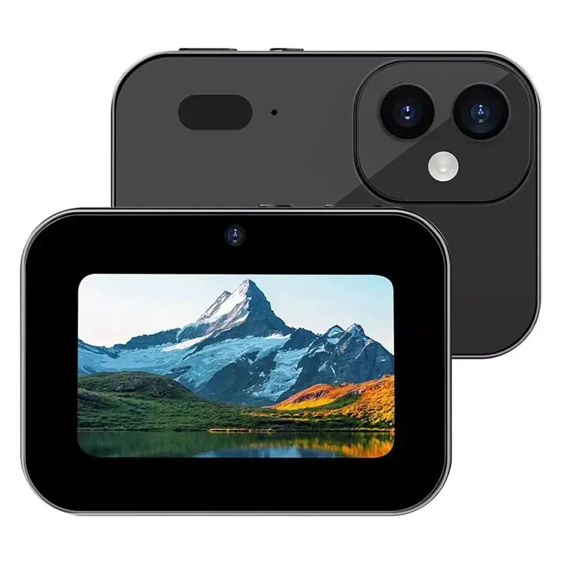 A33T-New D6 4K Digital Camera Night Vision Triple Lens 3Inch HD 64MP Touch Screen Digital Camera OTG Transmission 3600Mah