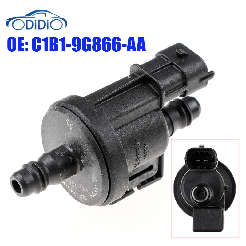 ODiDiO C1B1-9G866-AA C1B19G866AA Vapor Purge Solenoid Valve For  Ford Fiesta Focus Ranger 2.5L Jaguar Land Rover