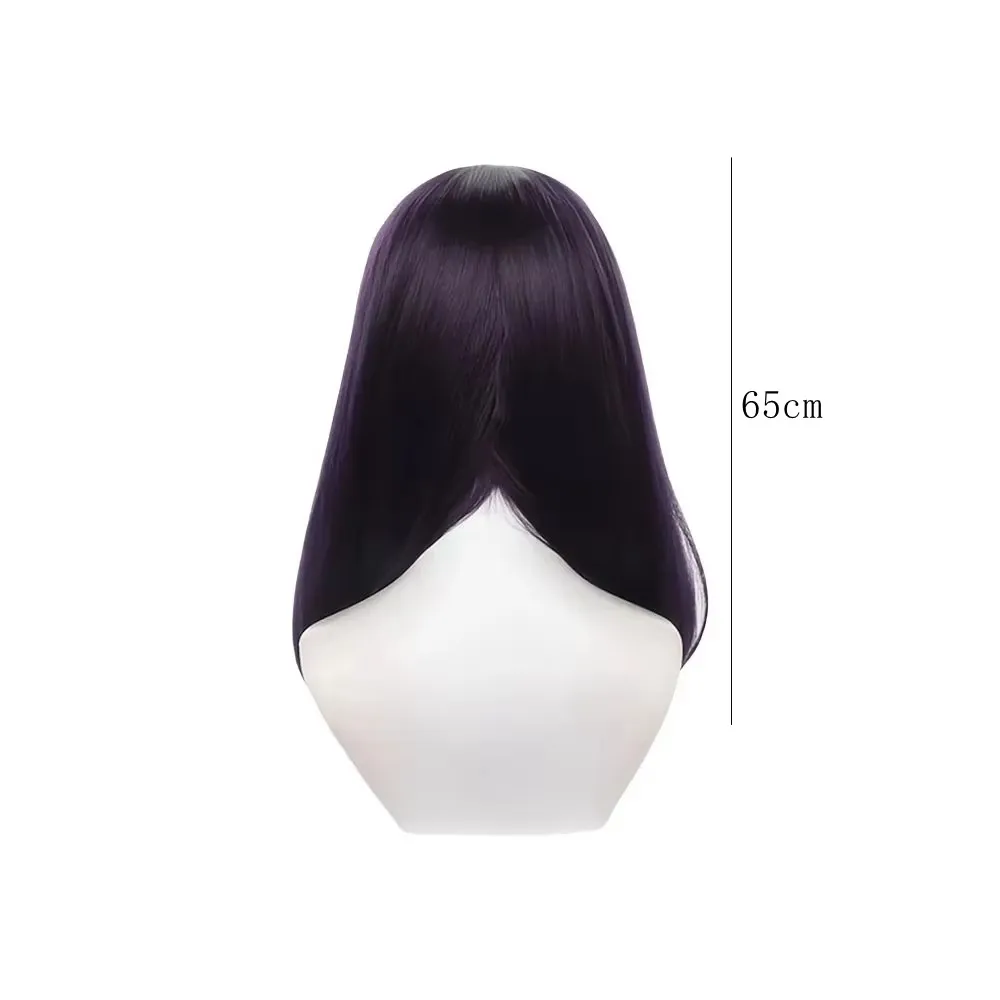 Peluca de Cosplay de Anime Iori Utahime, coletas dobles largas y rectas, Peluca de pelo sintético para accesorios de Halloween para Festival de Frieren