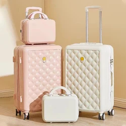 New Luggage Student Female 20/26 inch Travel Bag Suitcase Trolley Case Travel Suitcase with Wheels Male Rolling Luggage Set