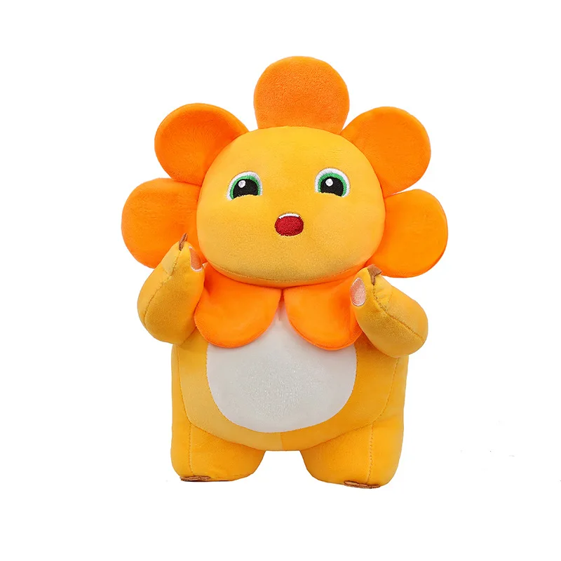 Kawaii Sunflower Nailong Plush Toy Cartoon Smile Dinosaur Silly Cute Stuffed Anime Sofa Pillow Room Decor for Kids Birthday Gift