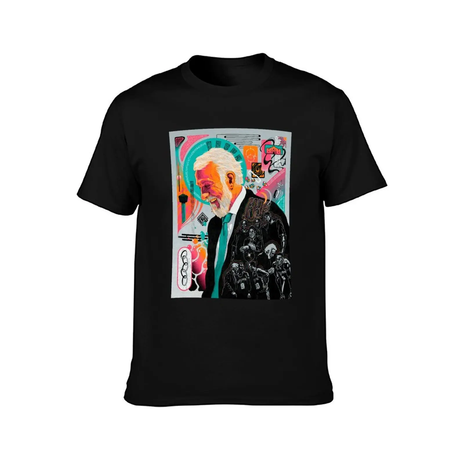 Camisas blancas t 100% estampado camisa camiseta Popovich Gregg camisas de algodón hombre con t pack hombres