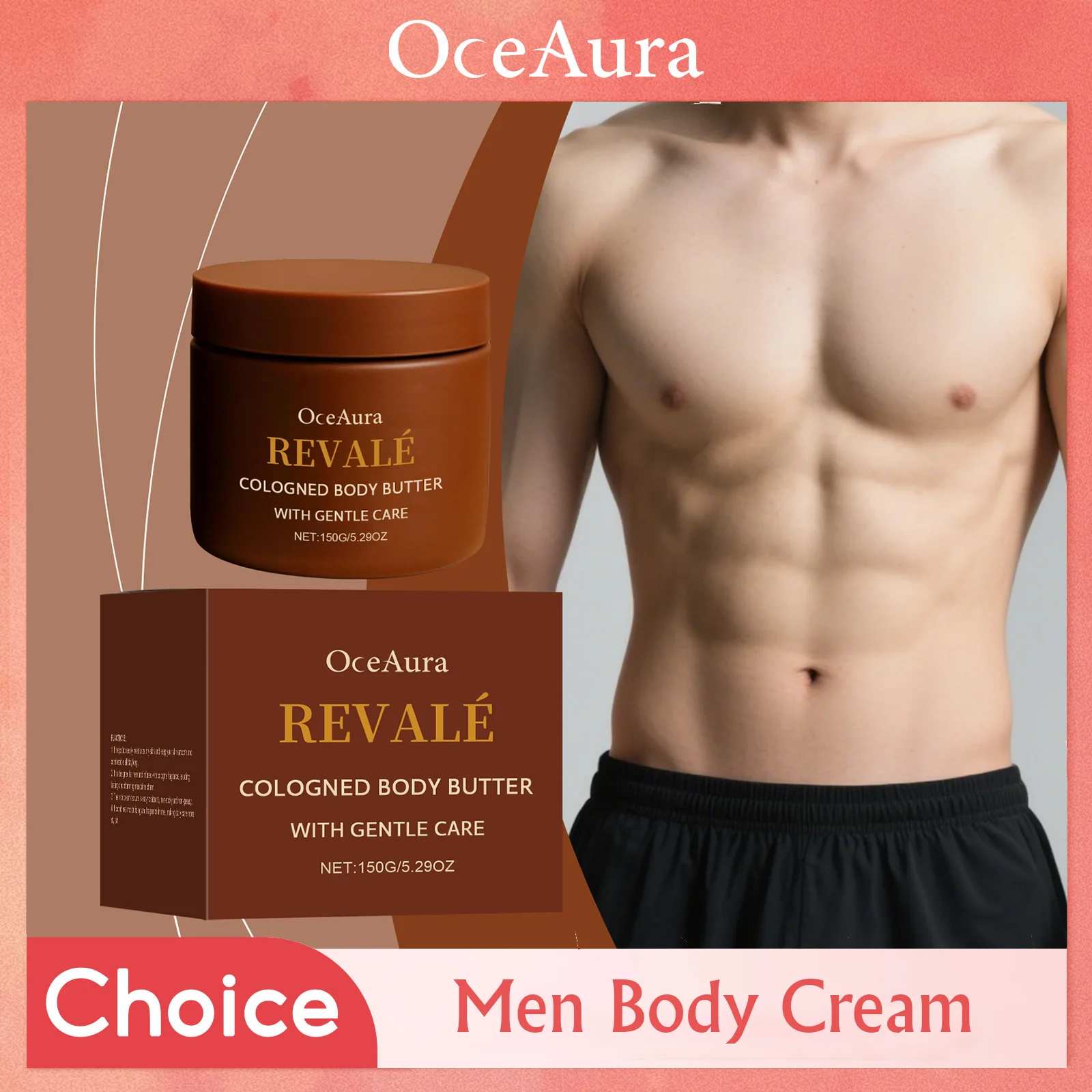 

150g Men Cologne Body Lotion Moisturizes Smooth Improve Dryness Roughness Skin Lasting Cologne Fragrance Deeply Hydrating Lotion