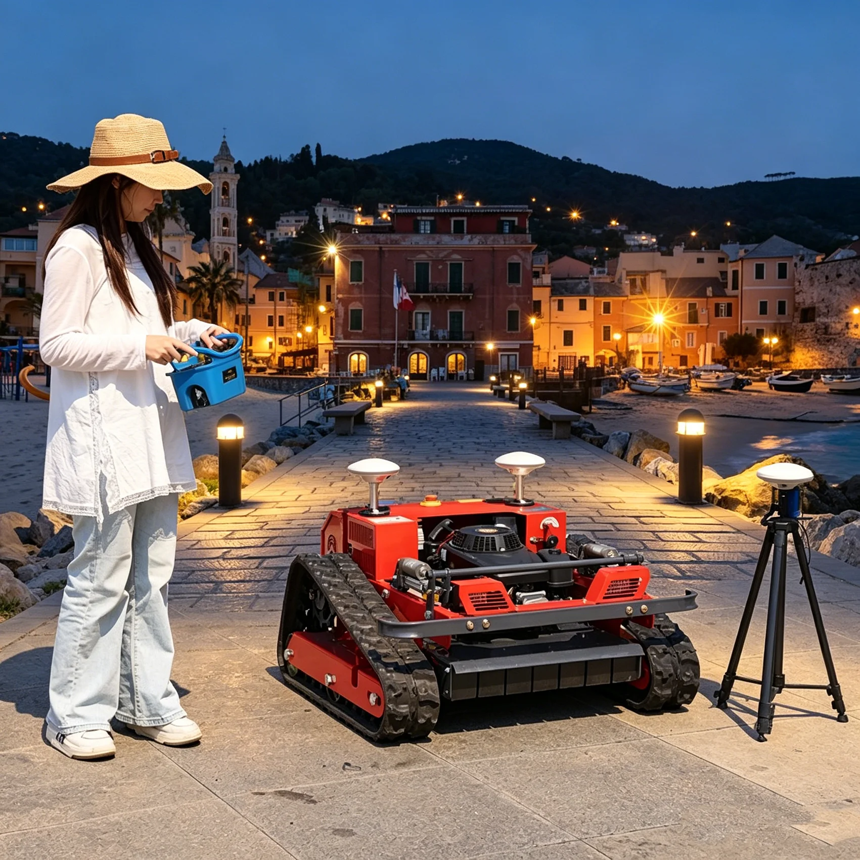 

Customized Self-propelled 4-stroke Lawn Mower Orchard Special Narrow Body Design No Damage to Fruit Tree Trunks