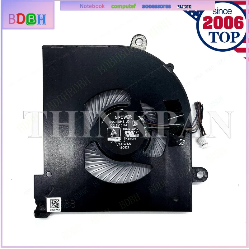 CPU GPU Cooling Fan For MSI GS65 GS65VR P65 MS-16Q4 (Not fit for 16Q2)