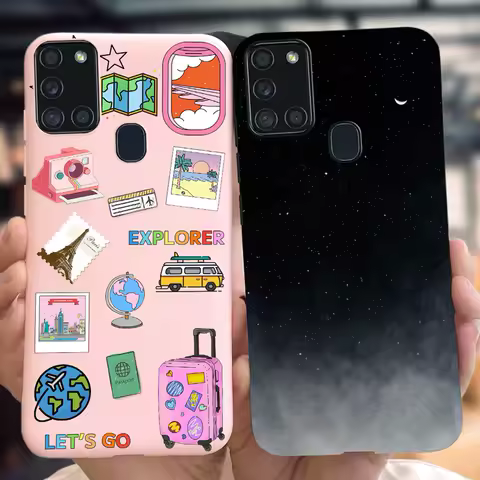 For Samsung Galaxy A21s Case A217 SM-A217F Silicone Cover For Samsung A21S A 21S A21 S Phone Case 6.5" Back Cover Soft Funda New