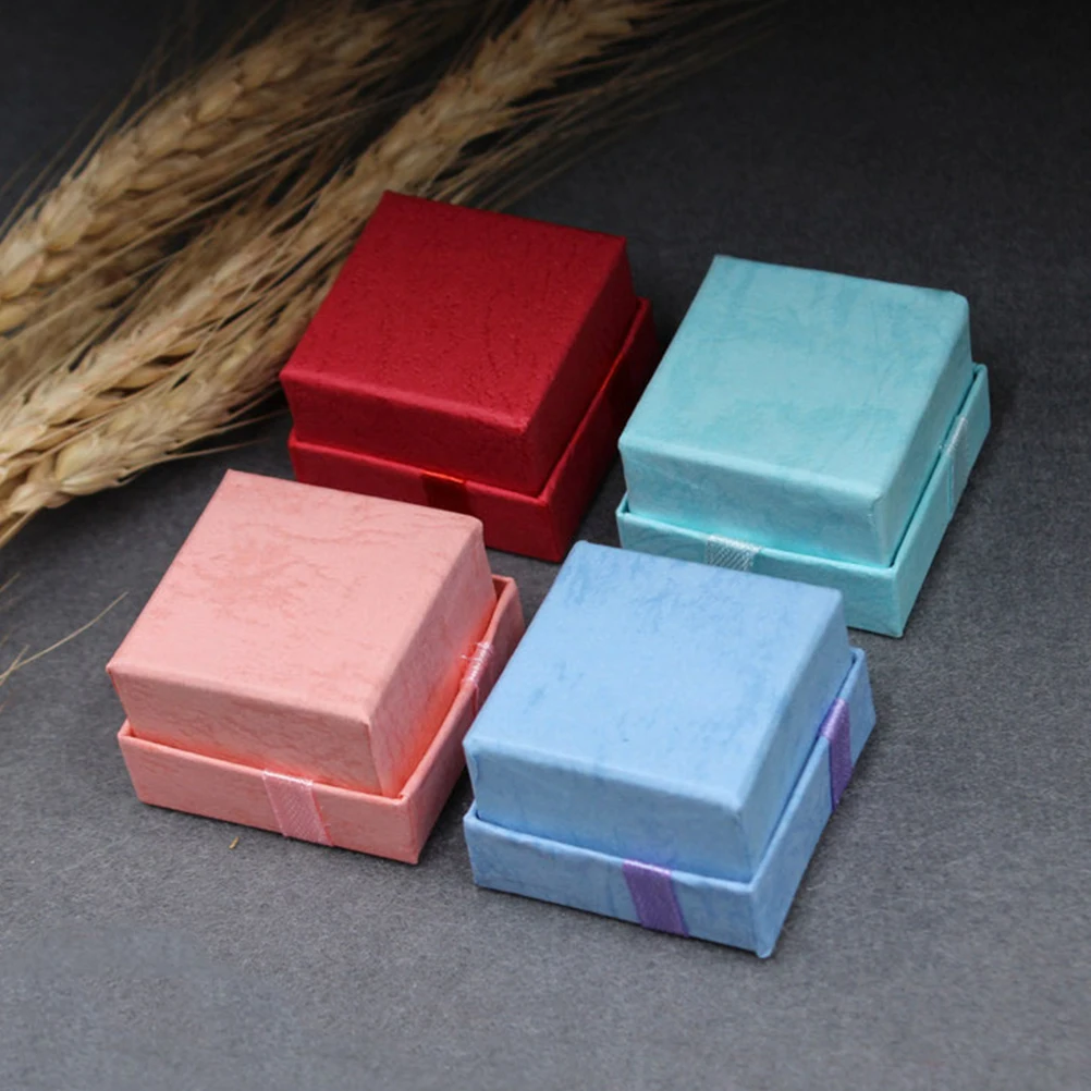 

12Pcs Bowknot Decorative Jewelry Containers Fine Workmanship Small Gifts Organizer Portable Lightweight 120char