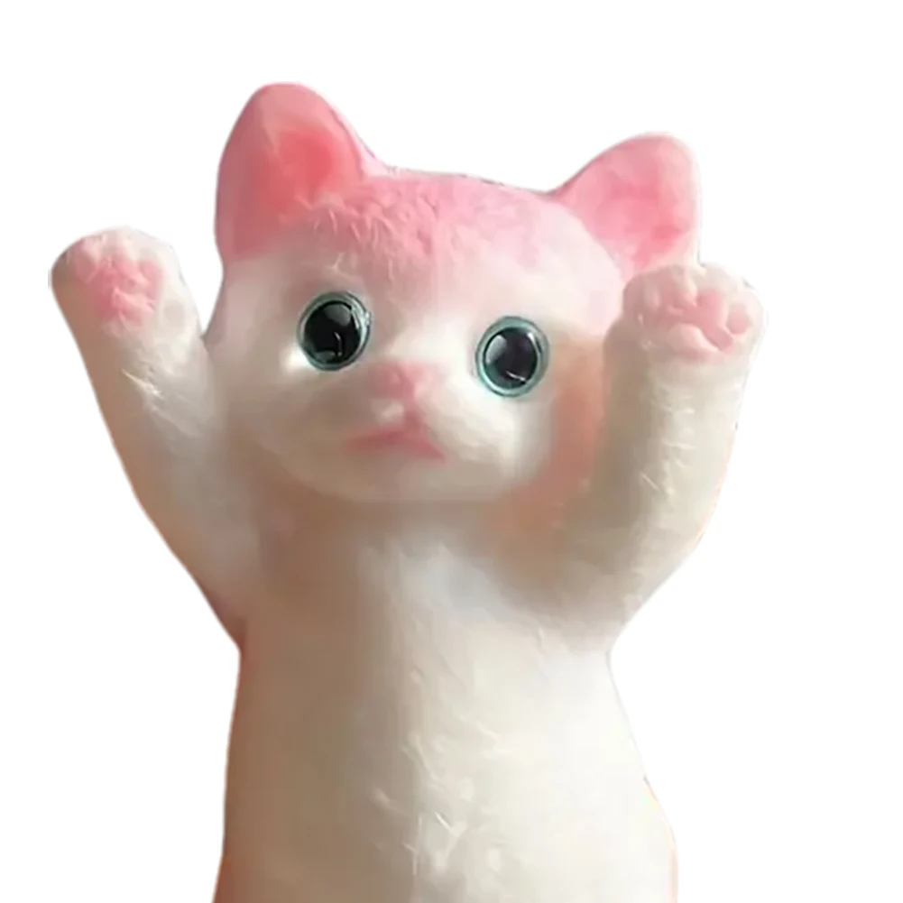 Zabawka antystresowa w kształcie kota, kreskówkowa zabawka do ściskania, zabawka do ściskania w dłoni, zabawna zabawka antystresowa dla kota, zabawka dekompresyjna dla kotów, zabawka antystresowa dla nastolatków i studentów.